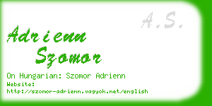 adrienn szomor business card